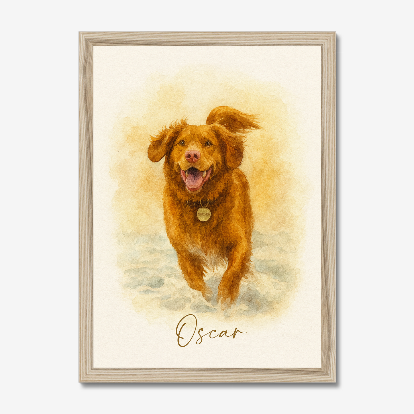 Portrait Aquarelle Contemporaine personnalisé